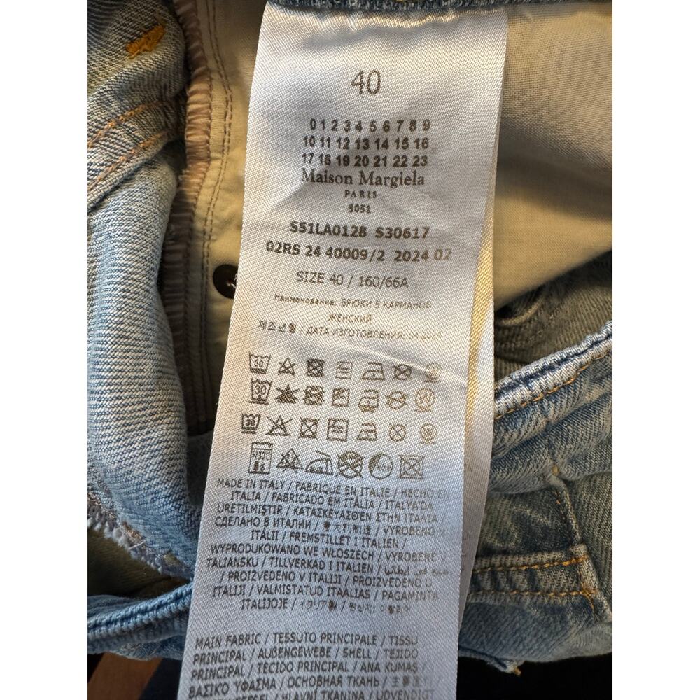 Maison Margiela Décortiqué Wide Leg Jeans - US Size 4 $895.00 retail price - Picture 9 of 10